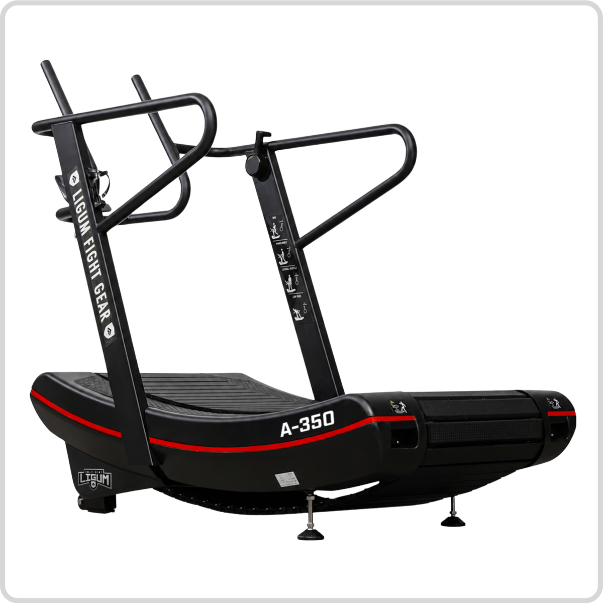 A-350 Curved Performance Treadmill - Sprint and Endurance Training - LFG