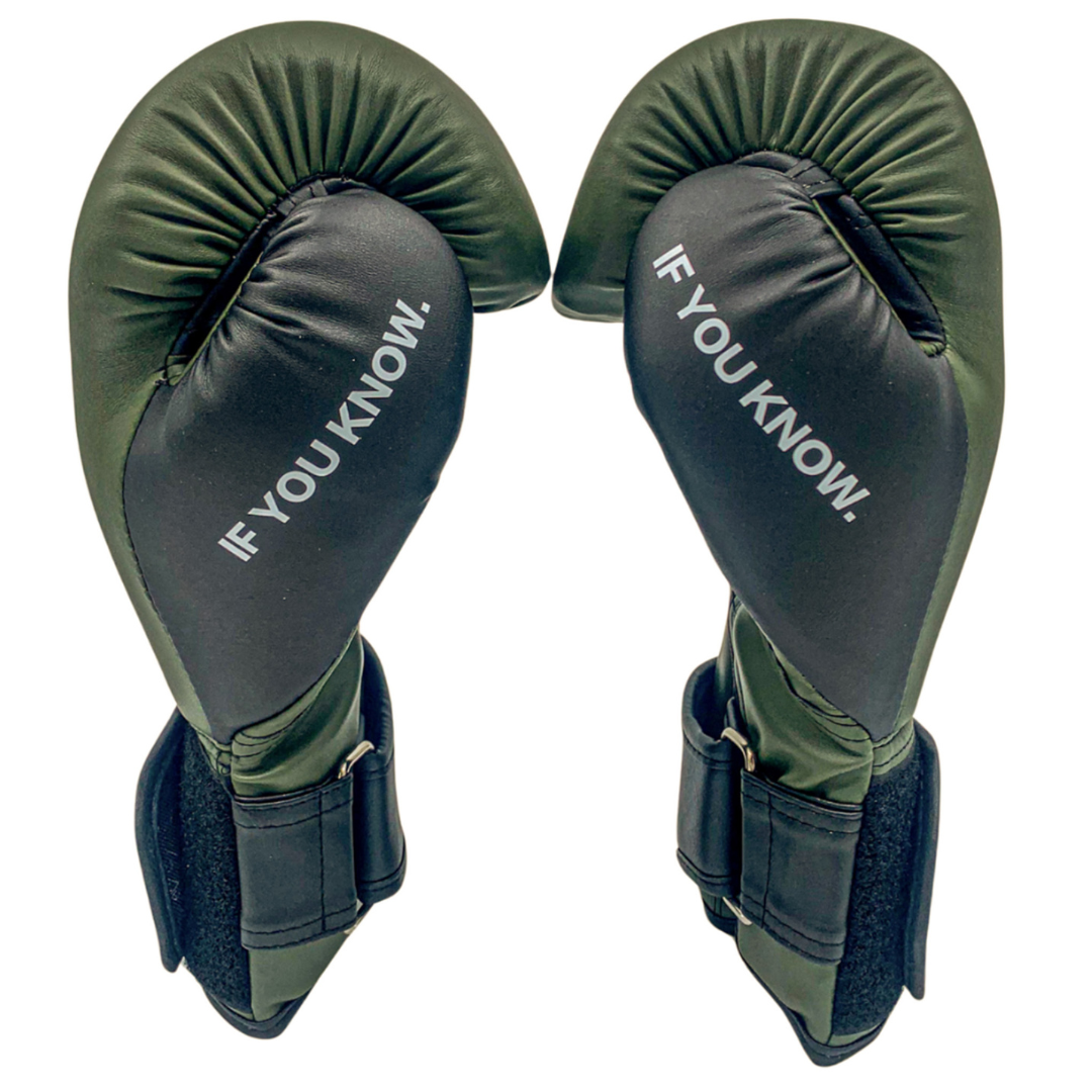 Rateb Boxing Training Gloves - Olive Green