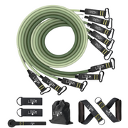 Resistance Bands 11 Piece Kit - Olive Green