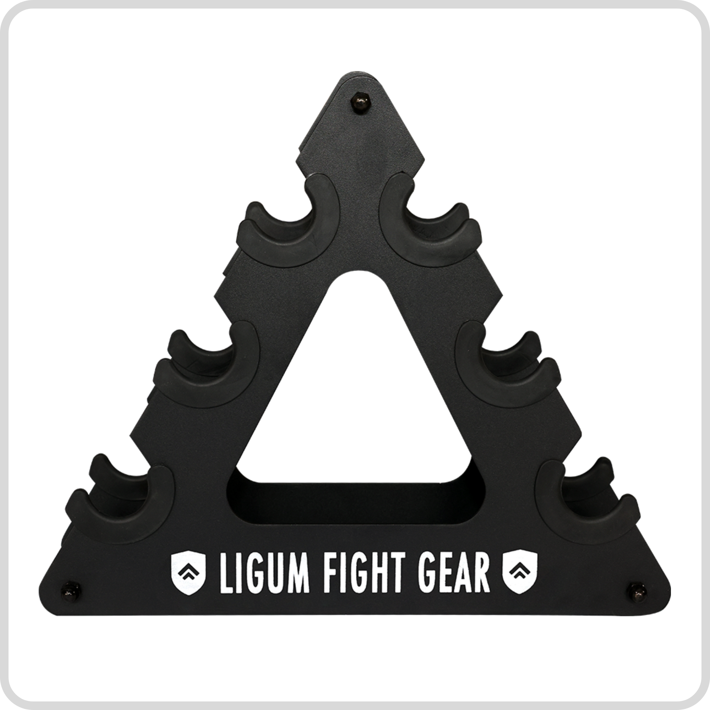 Solid Steel – Stability Shadow Dumbbell Rack + Reinforced PVC Protectors